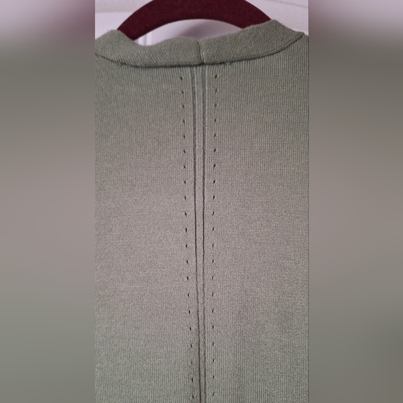 Cyrus Sage Green Open Front Cardigan XL | Lightweight Layering Sweater - Picture 8 of 9